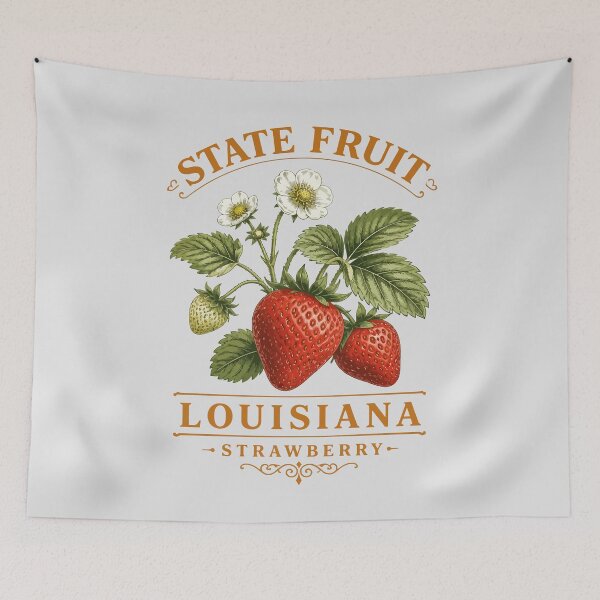 Item preview, LA Strawberry Botanical Art designed and sold by taiche.