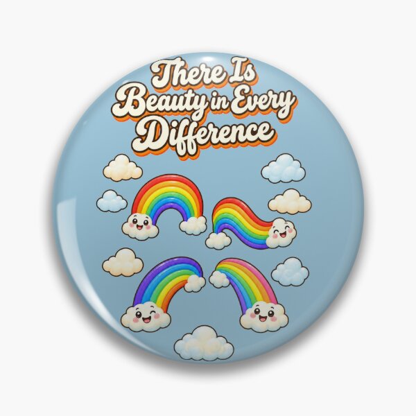 Item preview, There Is Beauty in Every Difference – Cute Stars & Clouds Inspirational Design designed and sold by Cartoon art with a purpose ❤️ Supporting Althea’s friends .