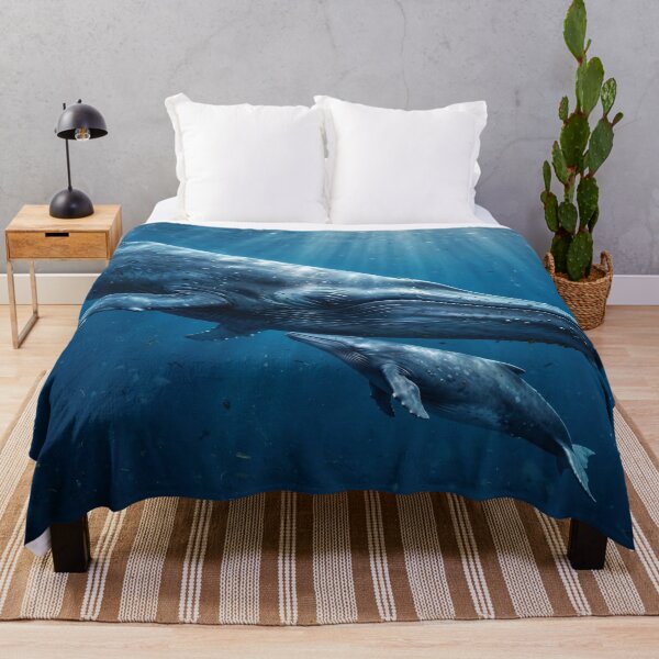 Item preview, Blue Whale Family designed and sold by AwesomeDigiShop.