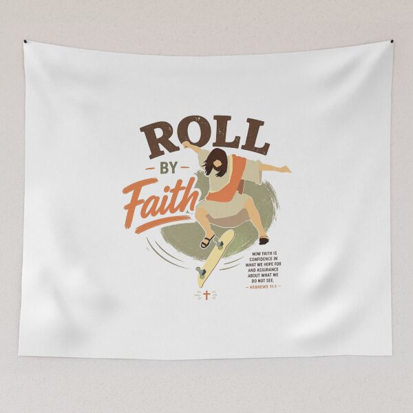 Item preview, Roll by Faith Jesus Skateboarding designed and sold by Noirvasca.