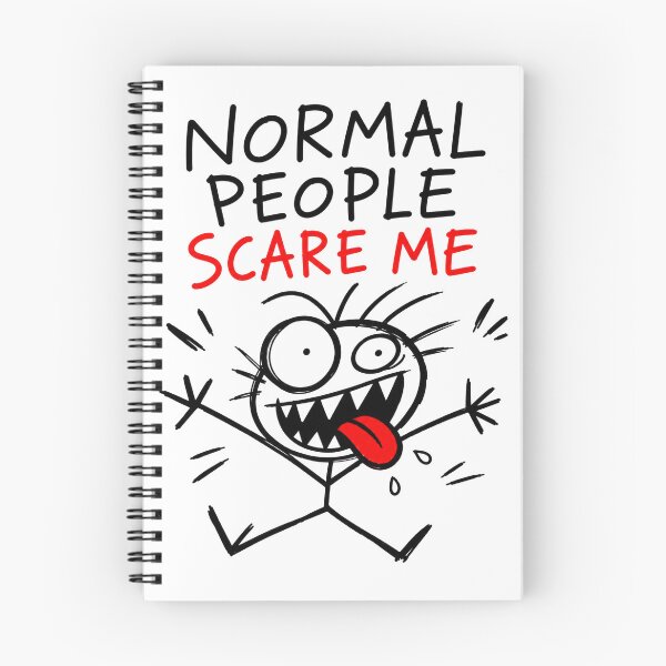 Item preview, normal people scare me designed and sold by JustLaughCo.
