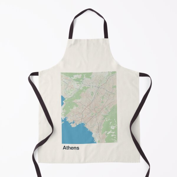 Item preview, Athens Minimalistic Map Art designed and sold by MapsNerd.