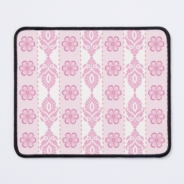 Item preview, Pink Vintage Paisley Floral Seamless Stripe Pattern designed and sold by prapapon.