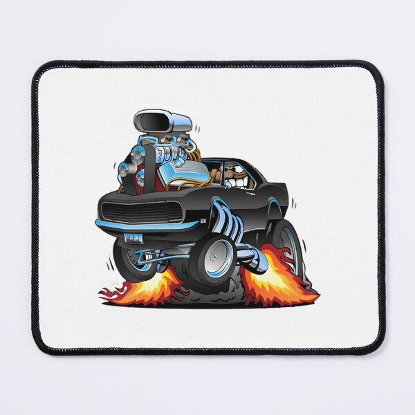 Item preview, Retro 60S American Muscle Car Wheelie Cartoon Art Vintage Drag Racing Automotive Enthusiast Gift | Best Buy designed and sold by Evan71.