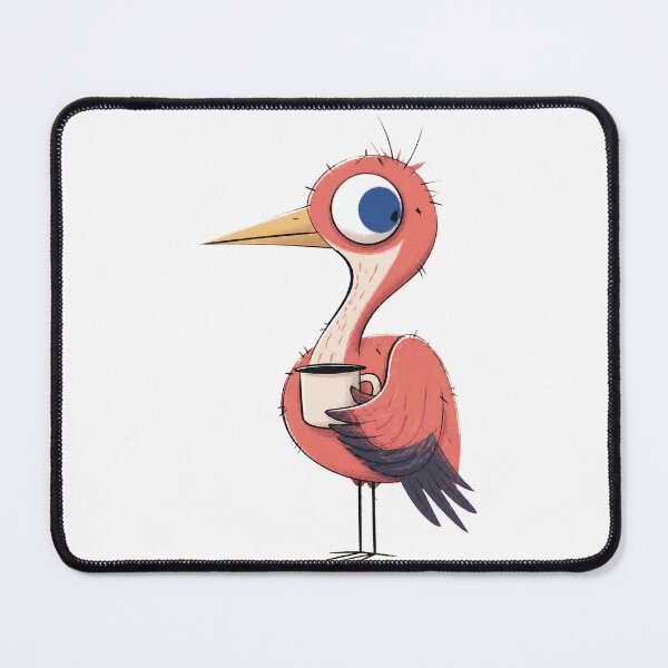 Item preview, Crane with an Enamel Mug designed and sold by The-Art-of-D.