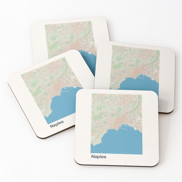 Item preview, Naples Minimalistic Map Art designed and sold by MapsNerd.