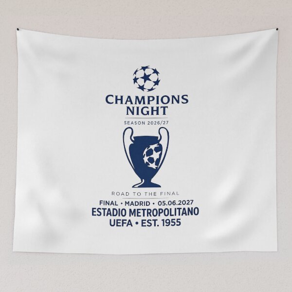 Item preview, Champions Night Football Final 2027 Madrid  designed and sold by Abeshinobi.