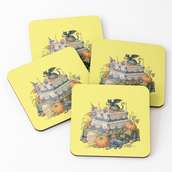 Item preview, Magical Halloween cake with companion pumpkins and candles designed and sold by Mauswohn.