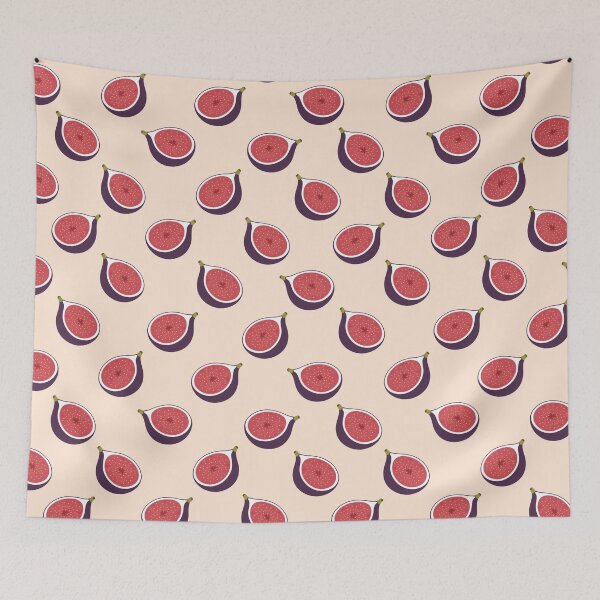 Item preview, Purple Fig Fruit Seamless Pattern designed and sold by teeperfect.