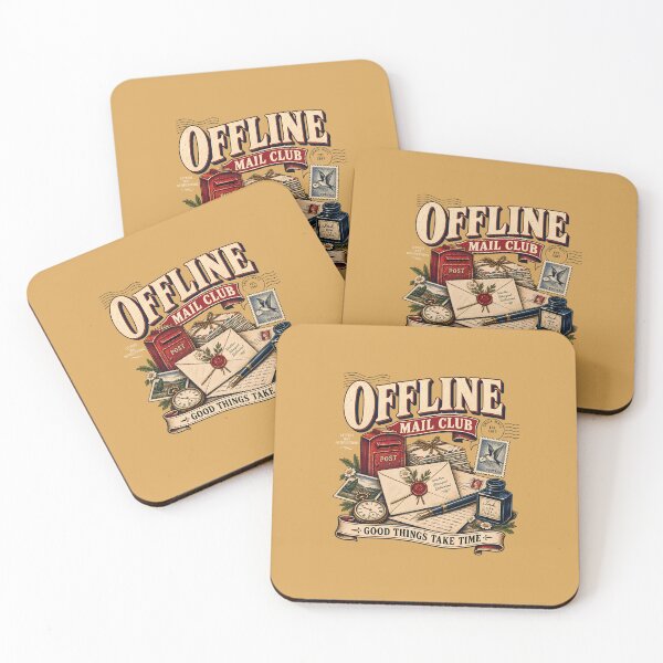 Item preview, Offline Mail Club Vintage Snail Mail Graphic designed and sold by KakangMudi.