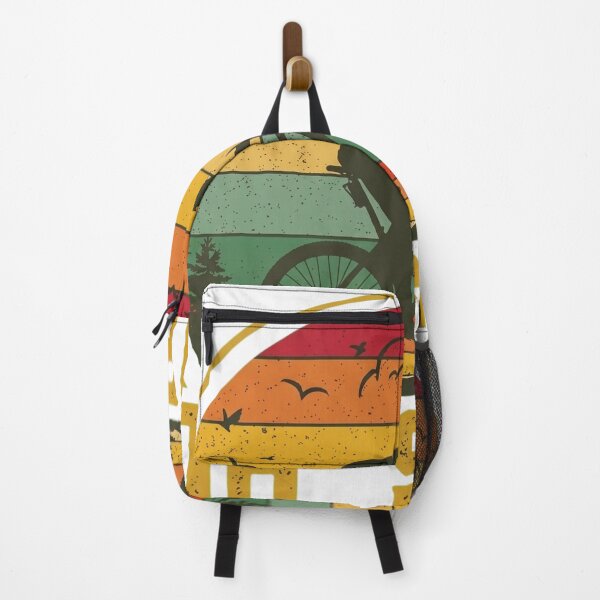 Item preview, Funny Mountain Biking Oh Shift Retro Sunset designed and sold by Shopeon Designs.