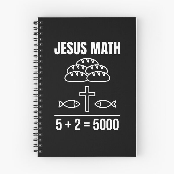 Item preview, Jesus Math 5 plus 2 is 5000, feeding the multitude  designed and sold by Parallel Label .