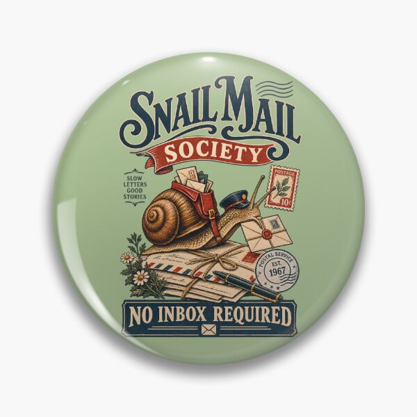 Item preview, Snail Mail Society Vintage Postal Design designed and sold by KakangMudi.