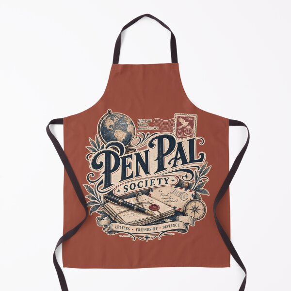 Item preview, Pen Pal Society Vintage Letter Writing Design designed and sold by KakangMudi.