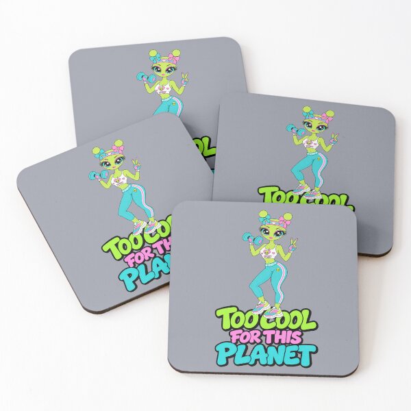 Item preview, Too Cool for This Planet – Alien Gym Girl designed and sold by Aimetoi.