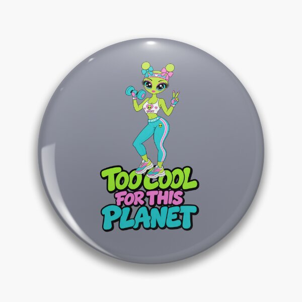 Item preview, Too Cool for This Planet – Alien Gym Girl designed and sold by Aimetoi.
