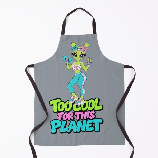 Item preview, Too Cool for This Planet – Alien Gym Girl designed and sold by Aimetoi.