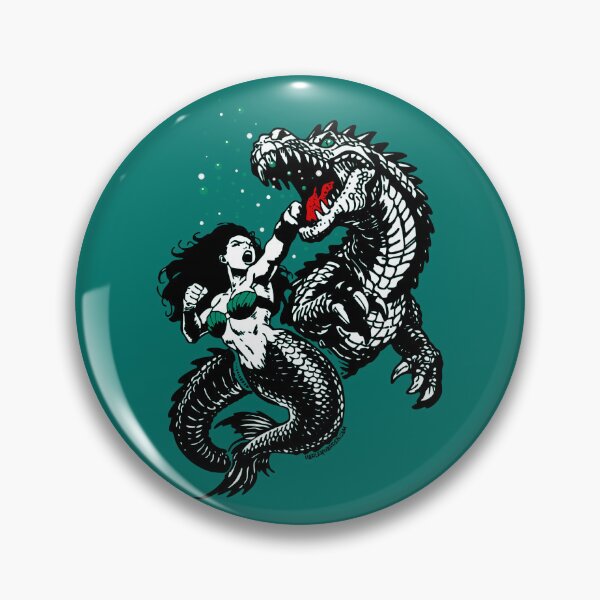 Item preview, Mermaid vs Loch Ness Monster designed and sold by HarleyWarren.