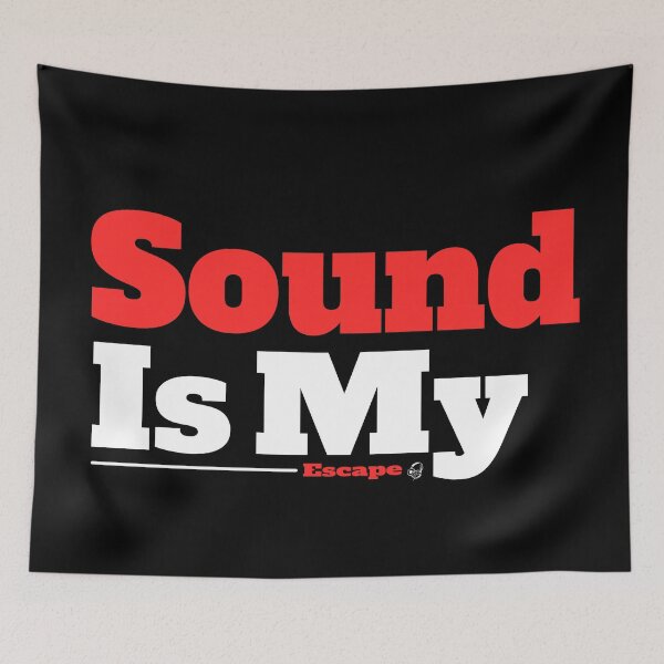 Item preview, Sound Is My Escape designed and sold by TheFineShirt.