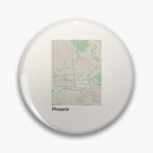 Item preview, Phoenix Minimalistic Map Art designed and sold by MapsNerd.