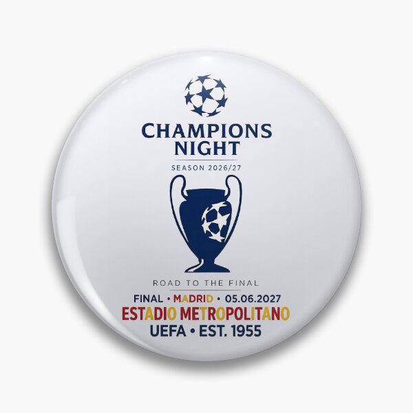 Item preview, Champions Night Football Final 2027 Madrid  designed and sold by Abeshinobi.