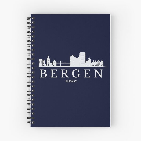 Item preview, Bergen skyline, Bergen Norway designed and sold by Dressyourflag.