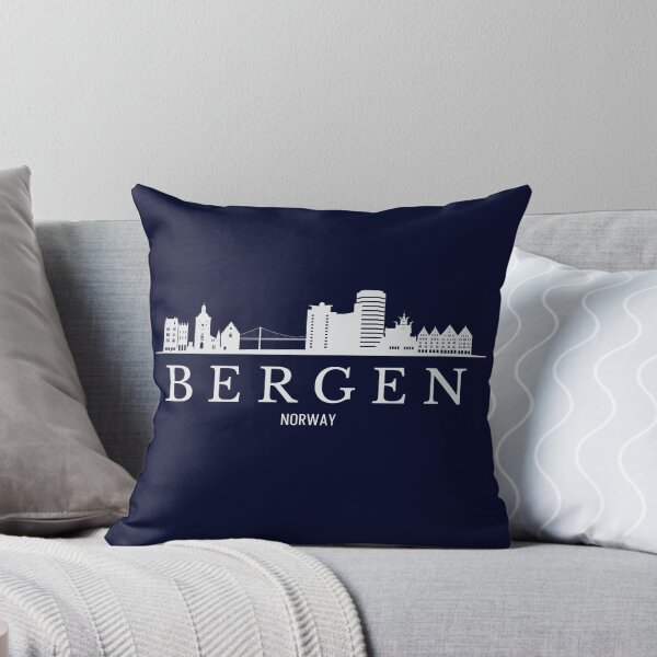 Item preview, Bergen skyline, Bergen Norway designed and sold by Dressyourflag.