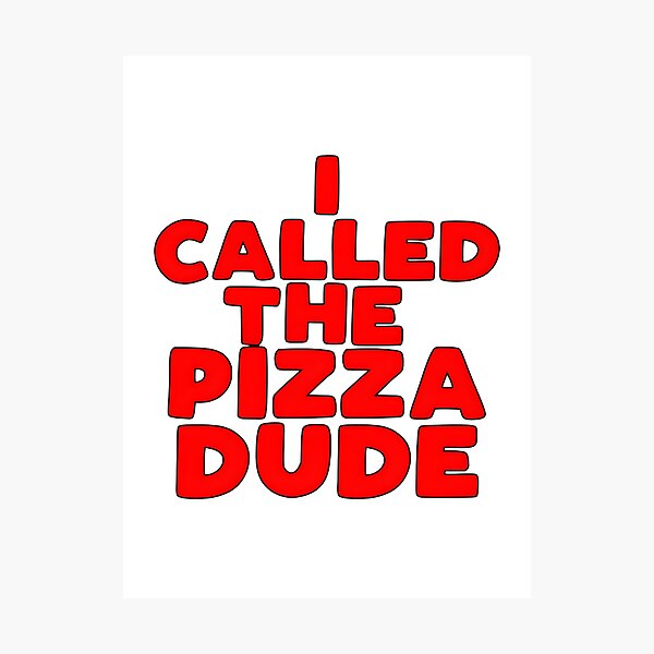Item preview, Pizza Dude 80S Cult Classic Retro Movie Fan Art Aesthetic Vintage 1989 Comedy Film Enthusiast Design | ⭐⭐⭐⭐⭐ designed and sold by negativenancy.