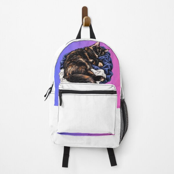Item preview, Sleeping Tortoiseshell Cat on Rumpled Blankets designed and sold by TheSweetStack.
