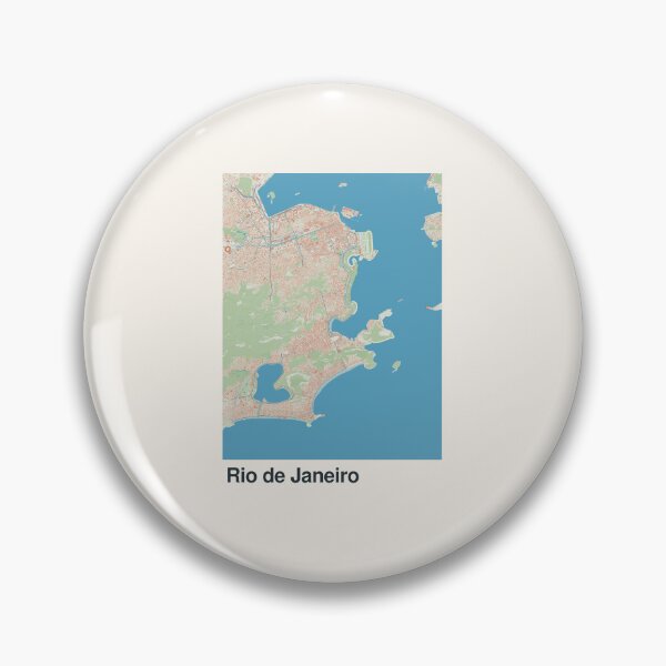 Item preview, Rio de Janeiro Minimalistic Map Art designed and sold by MapsNerd.
