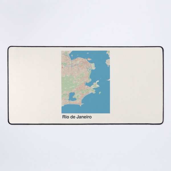 Item preview, Rio de Janeiro Minimalistic Map Art designed and sold by MapsNerd.
