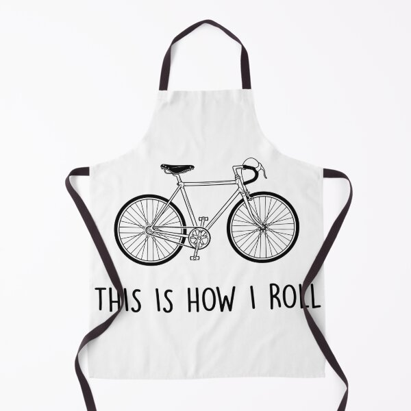Item preview, This Is How I Roll - Funny Bicycle Pun designed and sold by Shopeon Designs.