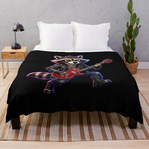 Item preview, Rocky Raccoon / Rockstar Raccoon designed and sold by TheEndDesign.