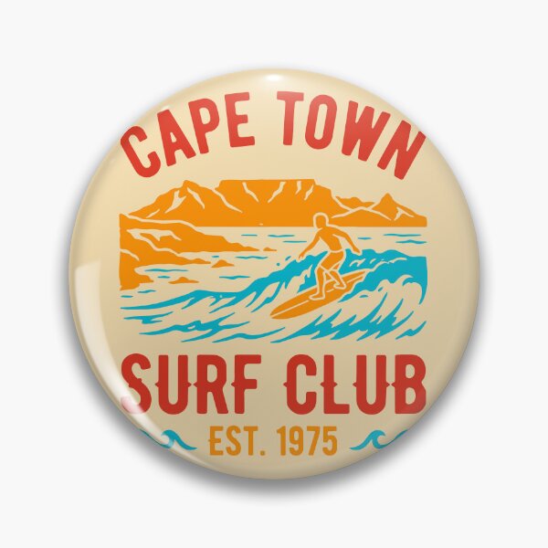 Item preview, Cape Town Surf Club 1975 Table Mountain Surfer designed and sold by NUSA NIPA.