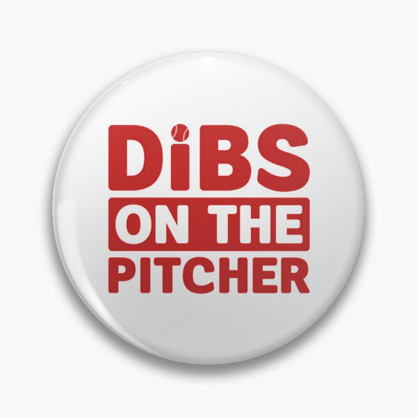 Item preview, Dibs On The Pitcher Baseball Gift designed and sold by janyah-nair.