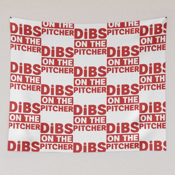 Item preview, Dibs On The Pitcher Baseball Gift designed and sold by janyah-nair.