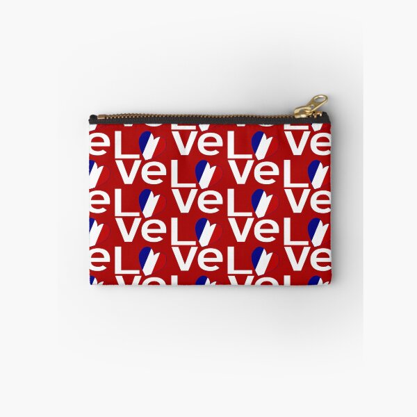 Item preview, French Flag LOVE Heart Design – Red & White Typography designed and sold by AuntieShoe.
