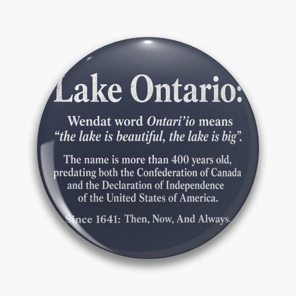 Item preview, Lake Ontario History Indigenous Word Definition designed and sold by HowToCanadian.