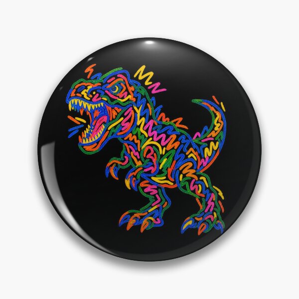 Item preview, Colorful Dinosaur Pop Art T-Shirt designed and sold by TOLDWAYTSHIRT.