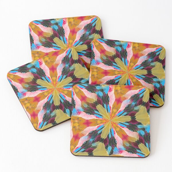 Item preview, Abstract and Seamless Hollyhock Flower Design designed and sold by kristalcurt.