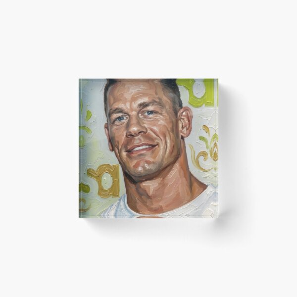 Item preview, Pintura al óleo de John Cena designed and sold by maretsad.
