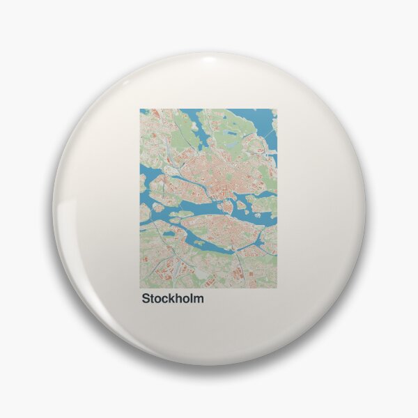 Item preview, Stockholm Minimalistic Map Art designed and sold by MapsNerd.