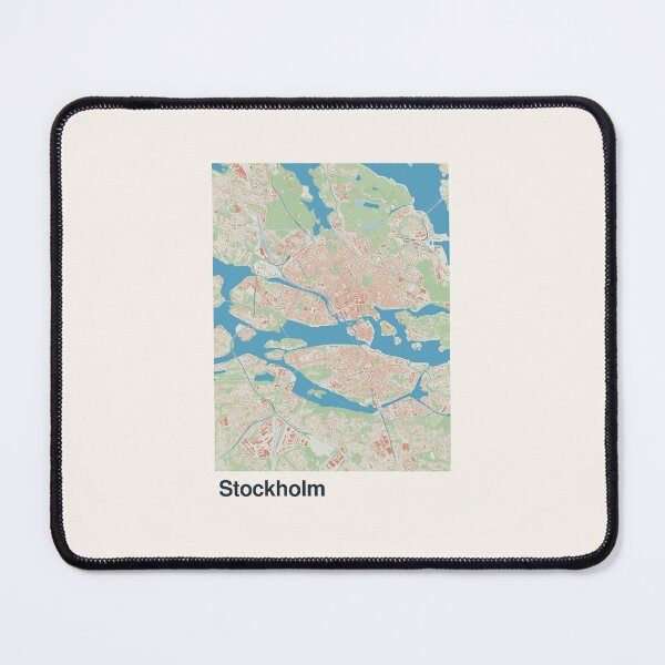 Item preview, Stockholm Minimalistic Map Art designed and sold by MapsNerd.