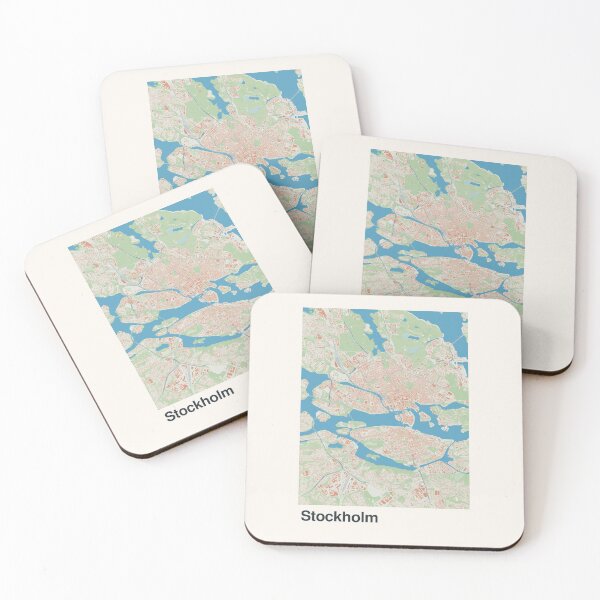 Item preview, Stockholm Minimalistic Map Art designed and sold by MapsNerd.