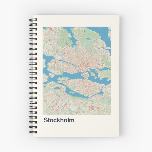 Item preview, Stockholm Minimalistic Map Art designed and sold by MapsNerd.