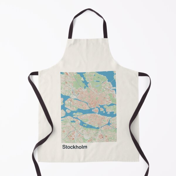 Item preview, Stockholm Minimalistic Map Art designed and sold by MapsNerd.