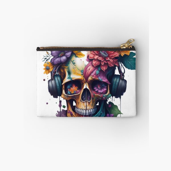 Item preview, Colorful Music Skull designed and sold by timiparkerart.