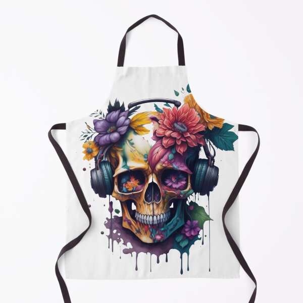 Item preview, Colorful Music Skull designed and sold by timiparkerart.