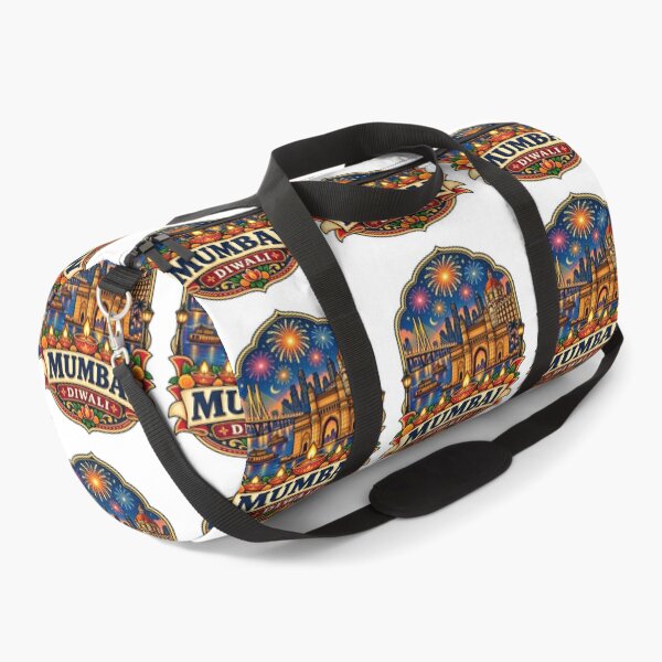 Item preview, Mumbai Diwali Skyline – Mumbai India Festival of Lights Cityscape designed and sold by Globalcitytees.
