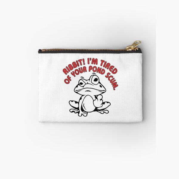 Item preview, Ribbit! I’m Tired of Your Pond Scum – Funny Tired Frog Humor designed and sold by artworkathome.